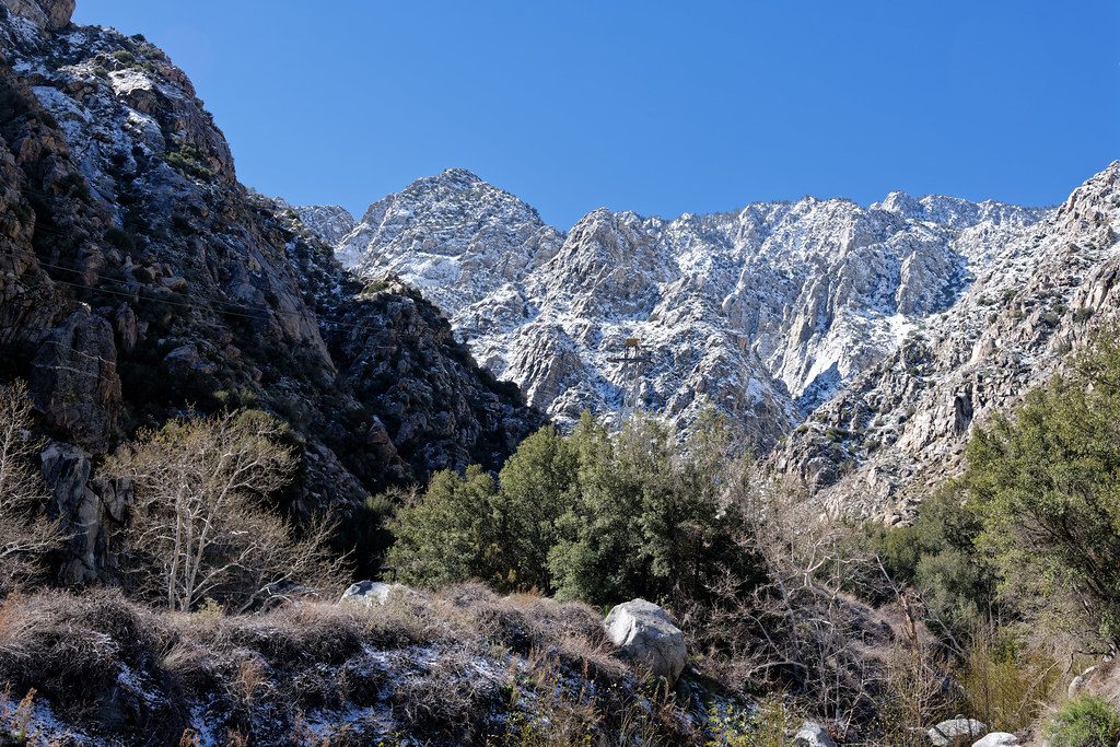 Snow Covered Peaks of the San Jacinto Mountains