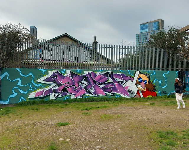 Allen Gardens Graffiti Wall by Techno