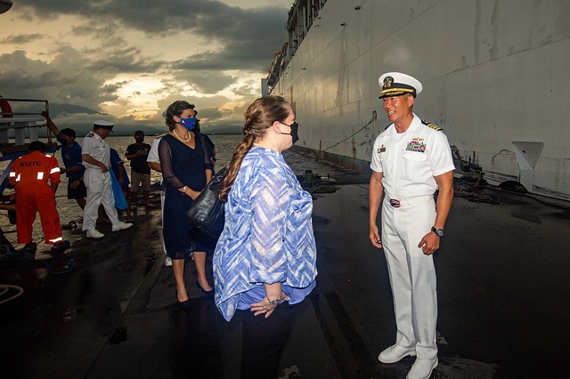 Pacific Partnership 2022 Philippines Closing Ceremony Held Aboard USNS Mercy 220816-N-XB470-1067