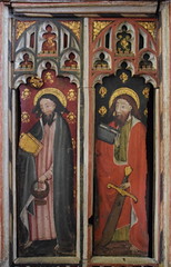 Carleton Rode screen: St Philip and St Matthew