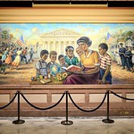 'Brown v Board of Education' mural &#039;Brown v Board of Education&#039; mural (art: Michael Young; 2018), Kansas State Capitol (arch:Edward Townsend Mix; 1866-1889; French Renaissance), Topeka KS