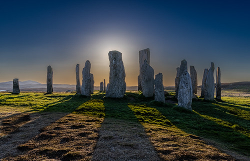 Callanish Sunset by Simaron, Standing Stones of Callanish, Isle of Lewis, Outer Hebrides.