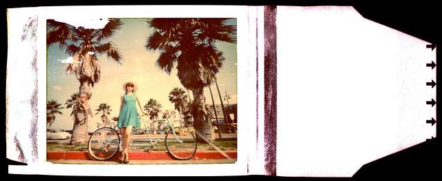 Polaroid Pinhole 100 Negative - Venice Beach Tandem