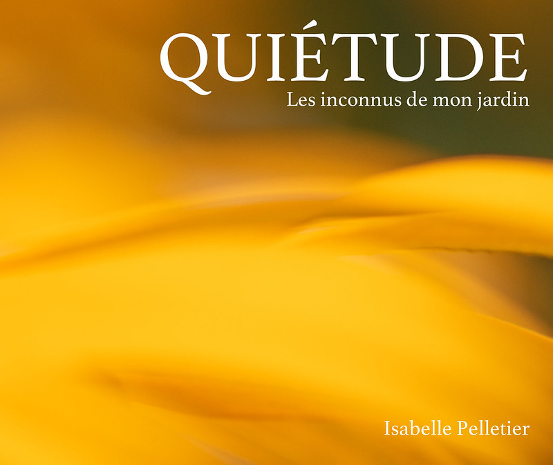 « Quiétude : les inconnus de mon jardin » - Livre photo - Isabelle Pelletier - Club photo de Saint-Amable  - 6e - 73,00
