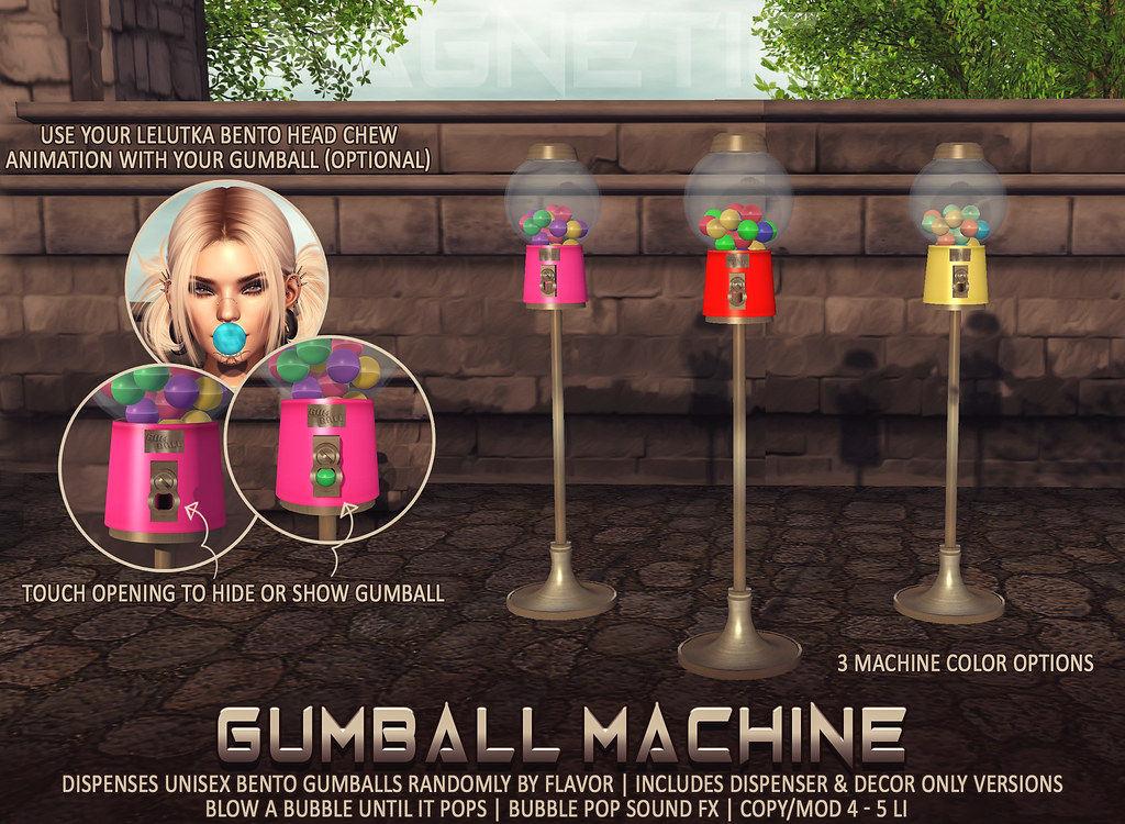 New! Gumball Machine