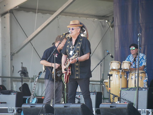 Paul Sanchez at Jazz Fest - April 28, 2023. Photo by Louis Crispino.