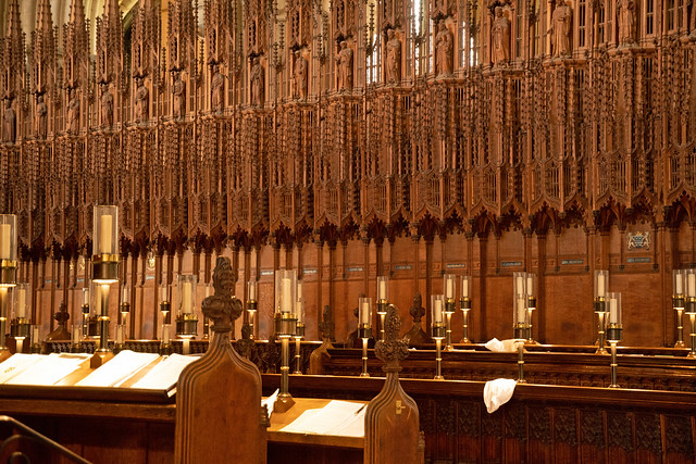 Choir stalls, Peterborough Cathedral