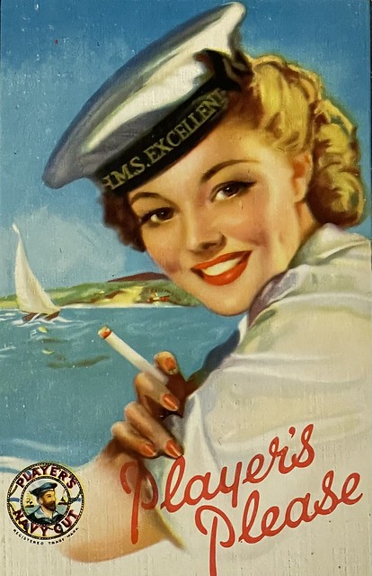 1940s Player’s Navy Cut Cigarette Advertisement