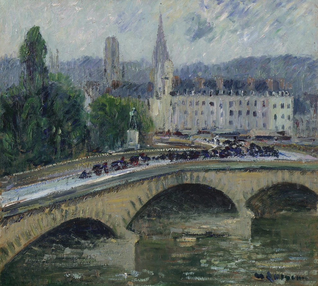 Gustave Loiseau «Rouen le pont Corneille», 1927