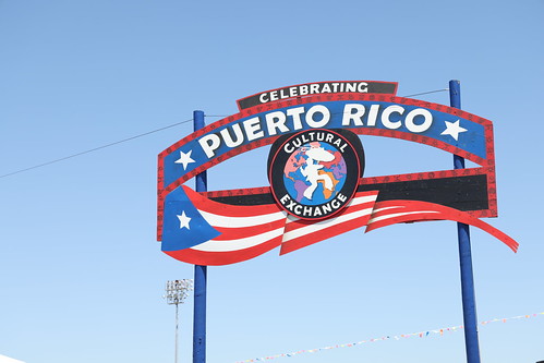 Celebrating Puerto Rico at Jazz Fest 2023. Photo by Michele Goldfarb.