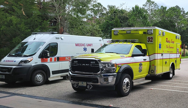 Reedy Creek FD Medic 300 & Ambulance 32