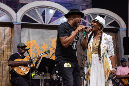 Charmaine Neville Band at Jazz Fest day2. photo by Ryan Hodgson-Rigsbee
