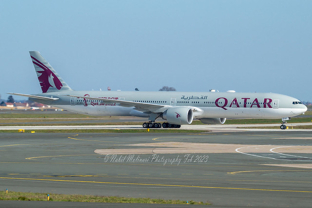 Qatar Airways A7-BEU Boeing 777-3DZER cn/65302-1552 