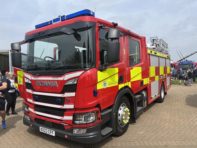 Cambridgeshire Fire & Rescue Service Scania P280 Emergency One fire appliance