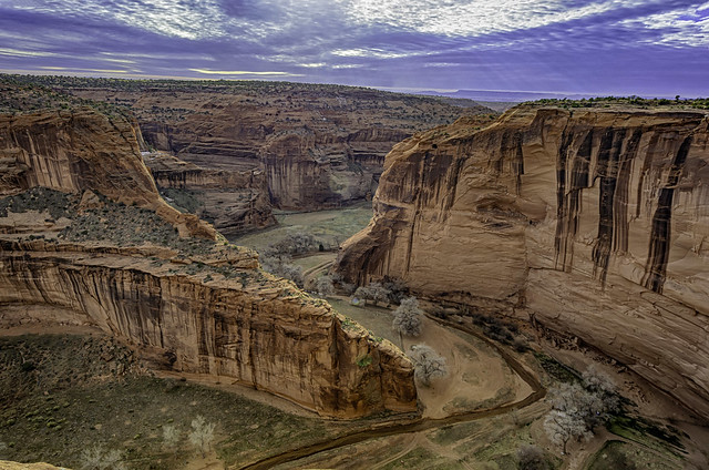Canyon De Chelly view from Antelope House Overlook, Arizona