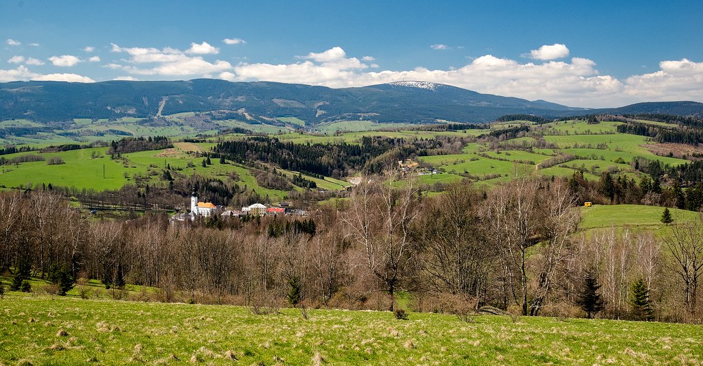 Jeseníky Mts. - Valley of village Branná and Králický Sněžník Mt. (1423 m)