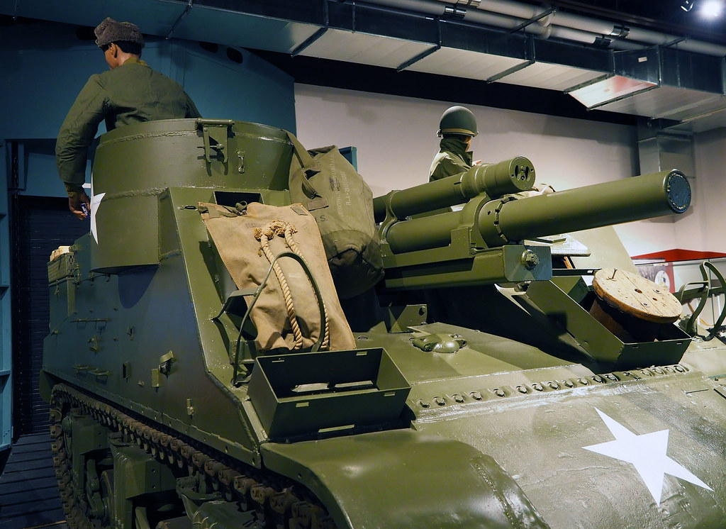 The General George Patton Museum 09-07-2022 20 - 105 mm Howitzer Motor Carriage M7 Priest