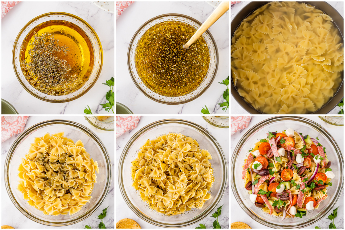 How to make Italian pasta salad