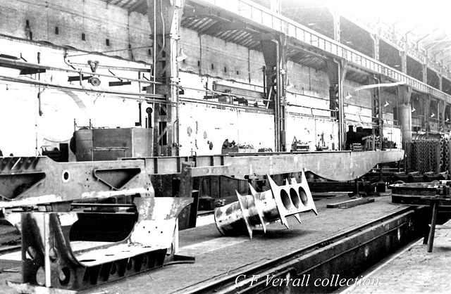 SR 36001 frame at Brighton Works July 24th 1948