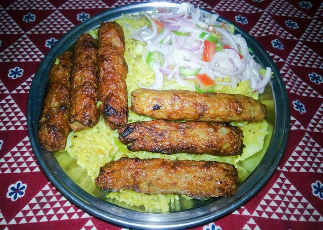 Rice & Chicken Kabab by Imran Khan Photography