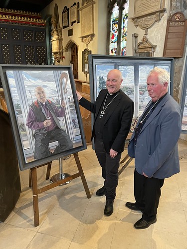 Portrait presentation at Chelmsford Cathedral