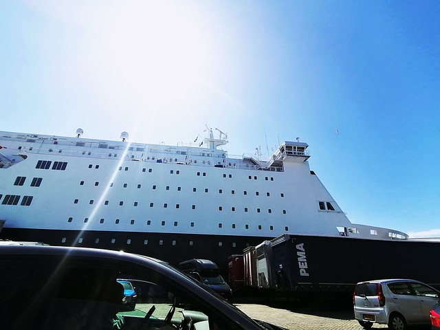 Our ferry to UK
