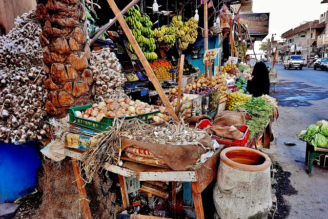 Ägypten, Hurghada, ad-Dahar - Altstadt, Marktstand, 23013