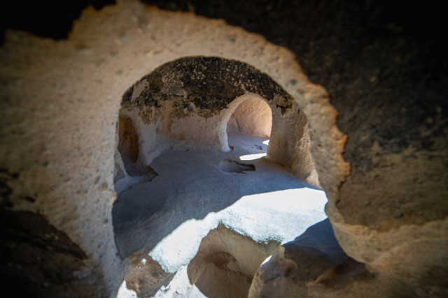 Interior of Long House Cliff Dwellings | Bandelier National Monument, New Mexico, USA
