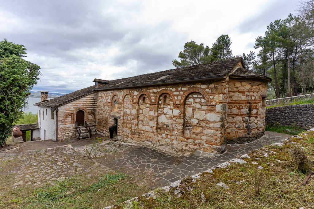 Stratigopoulos or Dilios Monastery of Saint Nicholas, Ioannina Island, Epirus, Greece