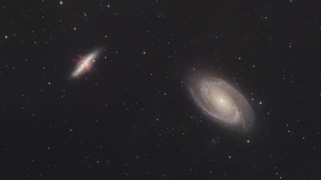 Bode's and Cigar Galaxies | Bode's Galaxy, or M81 is almost … | Flickr