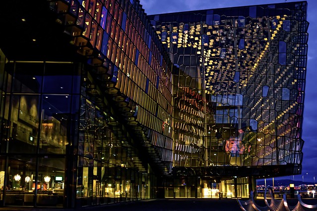 Harpa Concert Hall @ Twilight in Iceland