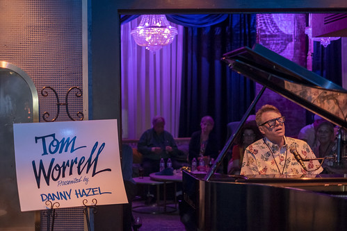 Tom Worrell at Piano Night 2023. Photo by Marc PoKempner.