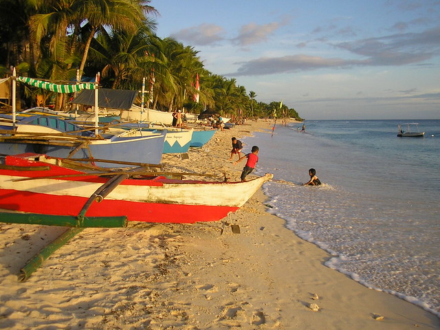 Tubod beach, San Juan, Siquijor, Philippines.