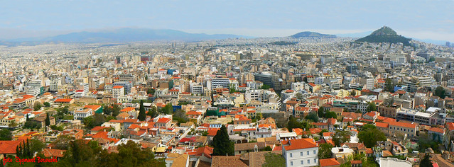 Athens - The panorama view from Akropolis