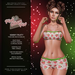 New ~ Kimmy Fruity Tube Top + Shorts @ Fly Buy Friday 5/5