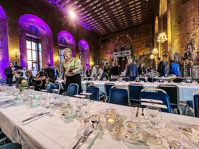 VIP table at Gold Room in Stockholm City Hall_1571