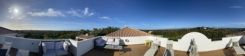 Morning view by domit, morning rooftop portugal yoga faro view tavira panorama sunrise