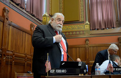 State Rep. Charles Ferraro speaks before the House of Representatives.