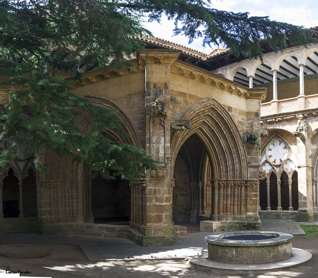 templete claustro monasterio Veruela