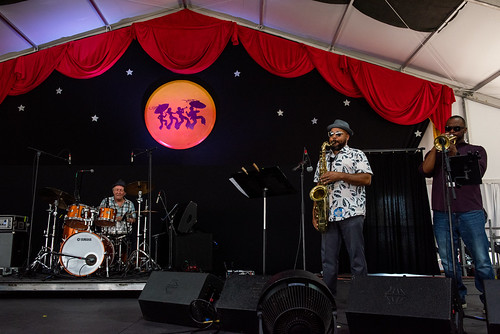 Tommy Sancton's New Orleans Legacy Band Jazz Fest day 4 on May 5, 2023. Photo by Ryan Hodgson-Rigsbee