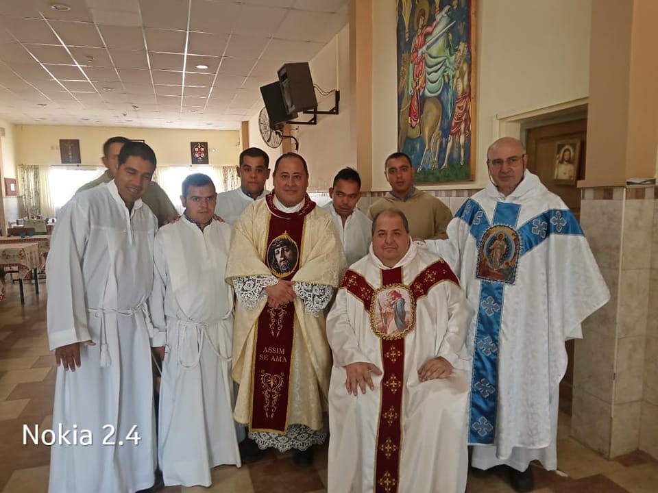 Argentina - Misa con el Padre Cristian Troncoso en el Hogar San Martín de Tours