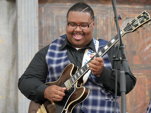 DK Harrell at Jazz Fest - May 4, 2023. Photo by Louis Crispino.