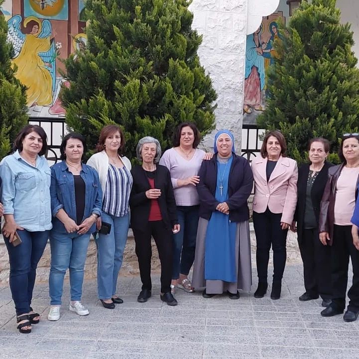 Jordania - Grupo de mujeres en Anjara