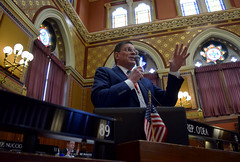 Deputy Republican Leader Rep. O'Dea speaks on the floor of the House of Representatives.