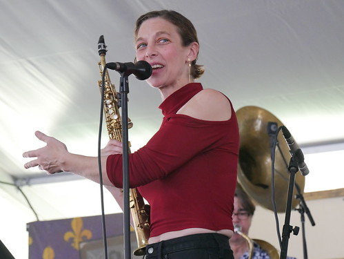 Aurora Nealand at Jazz Fest - May 4, 2023. Photo by Louis Crispino.