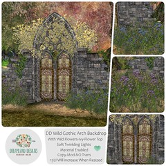 DD Wild Gothic Arch Backdrop Collage AD