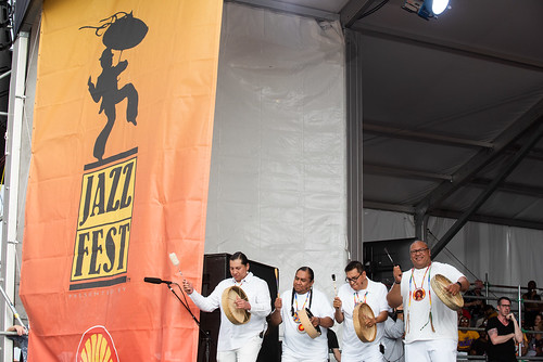 Jon Batiste's set at Jazz Fest on day 5 of the festival on May 5, 2023. Photo by Ryan Hodgson-Rigsbee