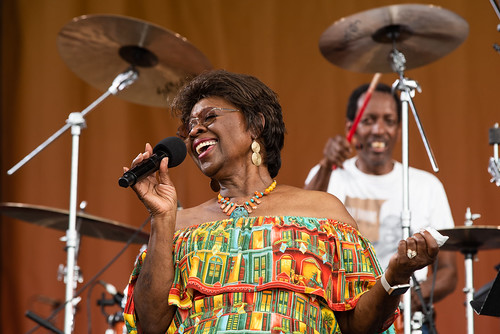 Irma Thomas during Jazz Fest 2023 day 5 on May 5, 2023. photo by Ryan Hodgson-Rigsbee