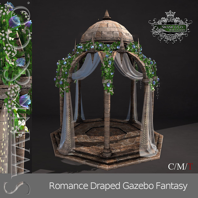 Swank & Co. Romance Draped Gazebo Fantasy