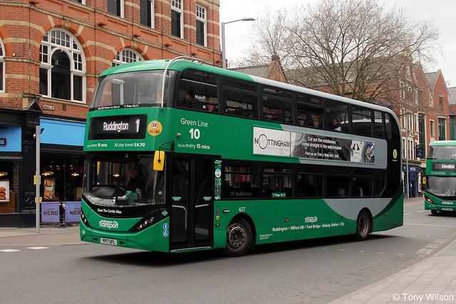 YP17UFL Nottingham City Transport 407